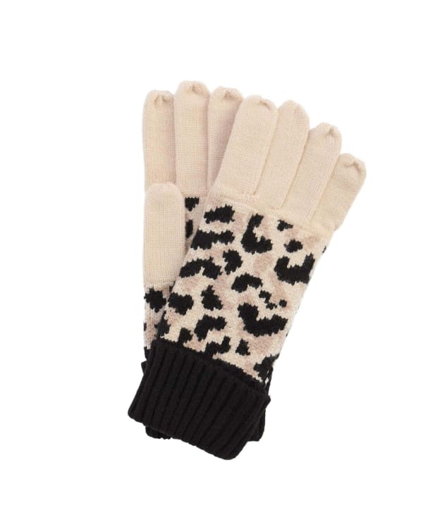 Women's Barbour International Harley Leopard Gloves - Jasmine Leopard