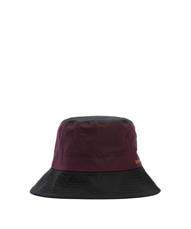 Women's Barbour Brackley Wax Hat - Merlot / Black