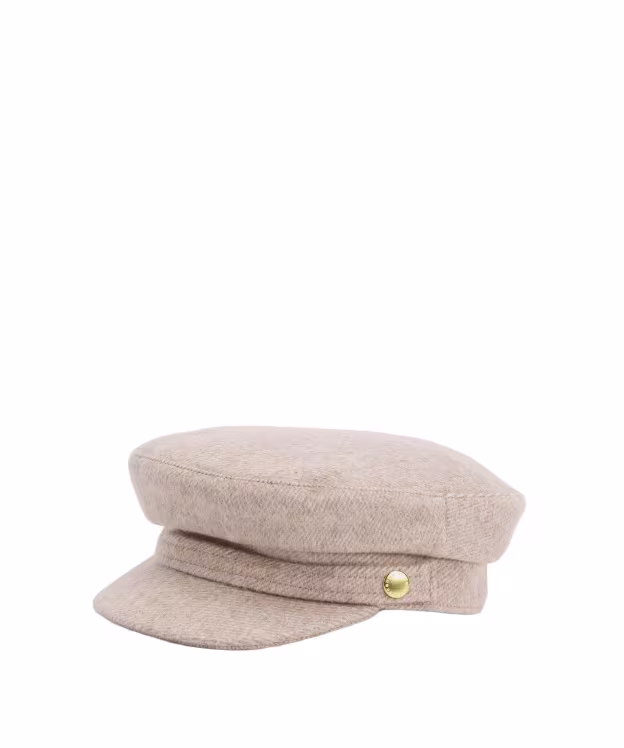 Women's Barbour Bothal Bakerboy Cap - Oatmeal