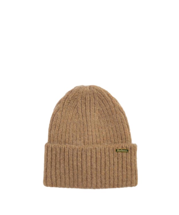 Women's Barbour Meryl Beanie Hat - Military Brown