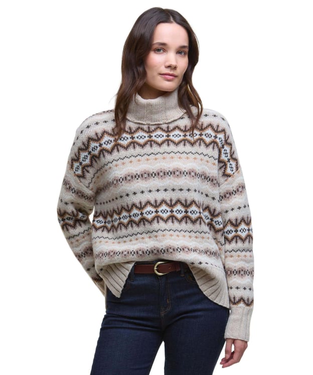 Women's Barbour Helen Knitted Jumper - Birch Multi