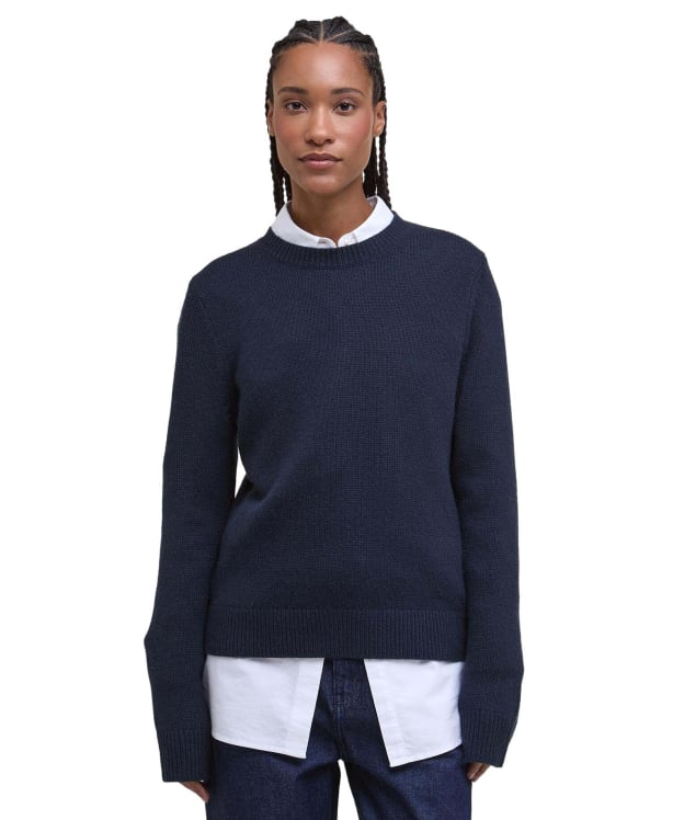 Women's Barbour Woodhouse Knitted Jumper - Navy