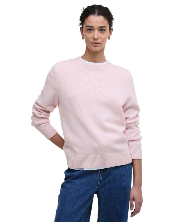 Women's Barbour Woodhouse Knitted Jumper - Pink Blush