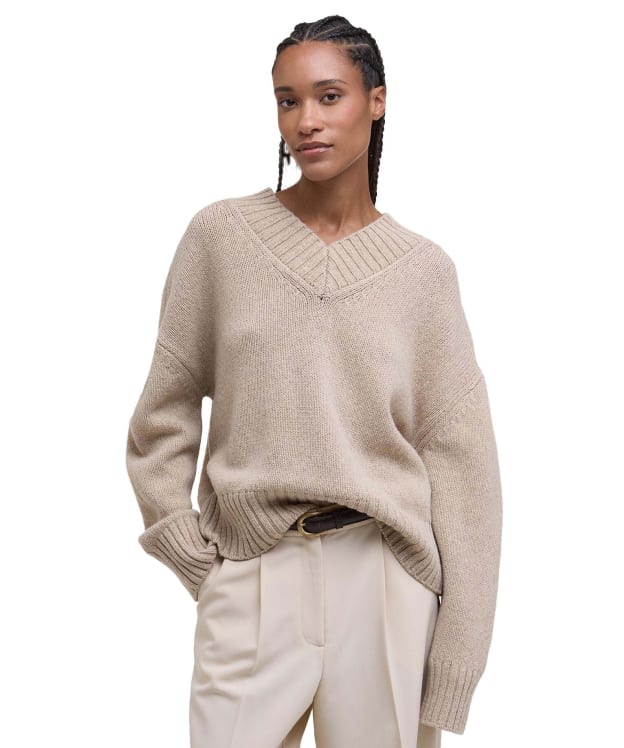 Women's Barbour Antonia Knitted Jumper - Oat
