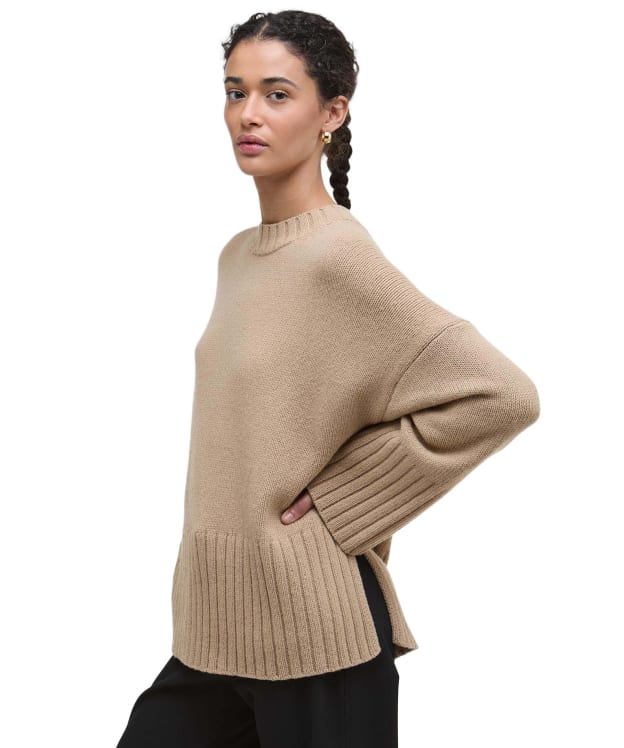 Women's Barbour Sophia Knitted Jumper - Pale Camel