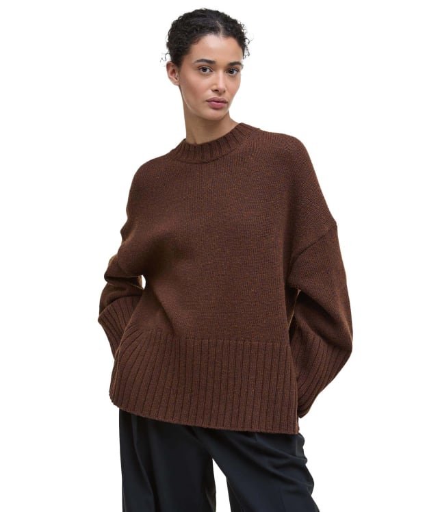 Women's Barbour Sophia Knitted Jumper - Vicuna