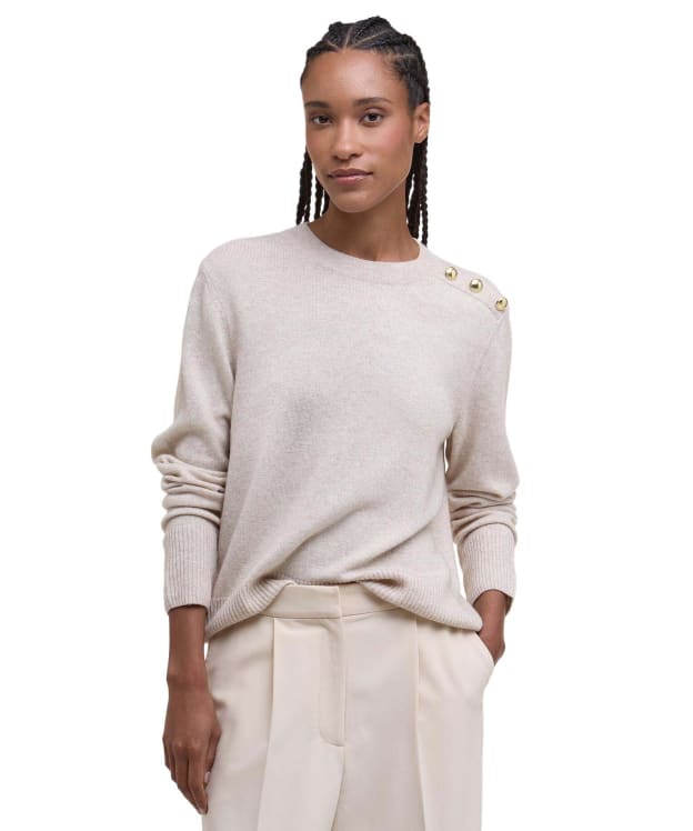 Women's Barbour Eleanor Knitted Jumper - Oat