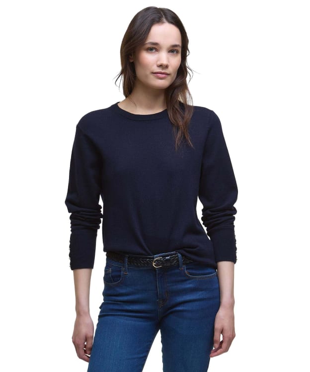 Women's Barbour Carlby Knitted Jumper - Navy