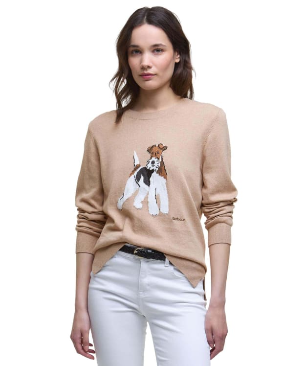 Women's Barbour Fareham Knitted Jumper - Pale Camel