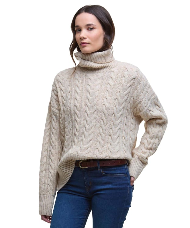 Women's Barbour Embleton Knitted Jumper - Birch