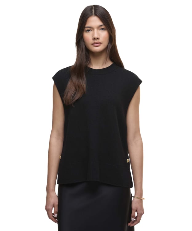 Women's Barbour International Lana Knitted Vest - Black