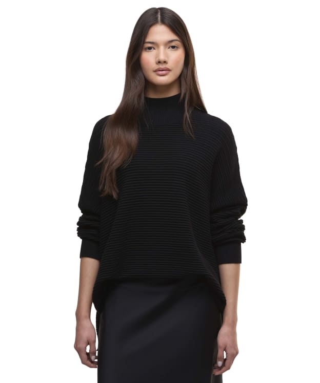 Women's Barbour International Kaia Knitted Jumper - Black