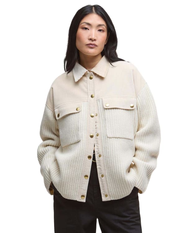 Women's Barbour Maxine Knitted Cardigan - Birch