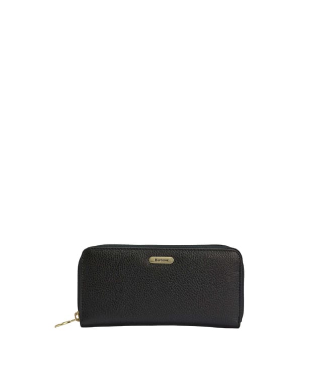 Women's Barbour Birch Leather Matinee Purse - Black