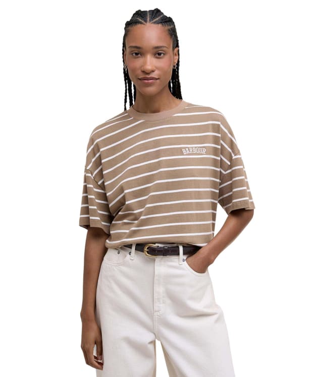 Women's Barbour Faye Top - Military Brown