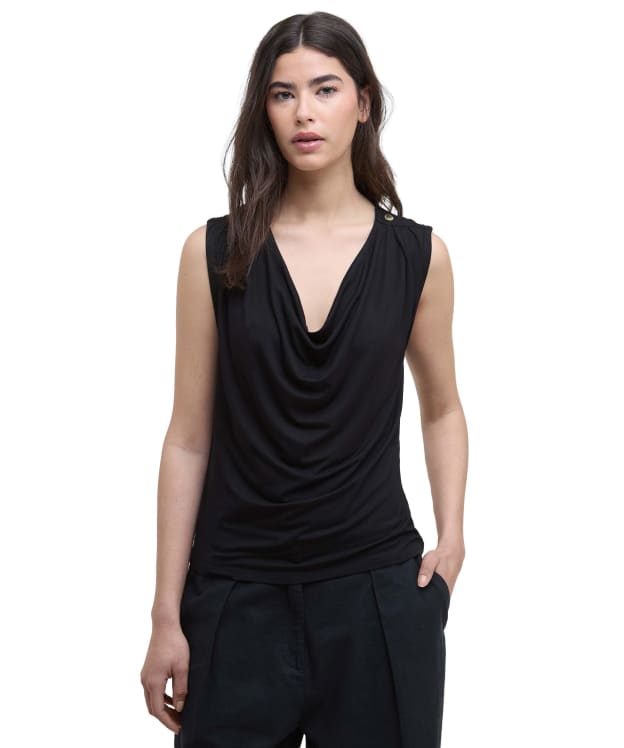 Women's Barbour International Saskia Top - Black