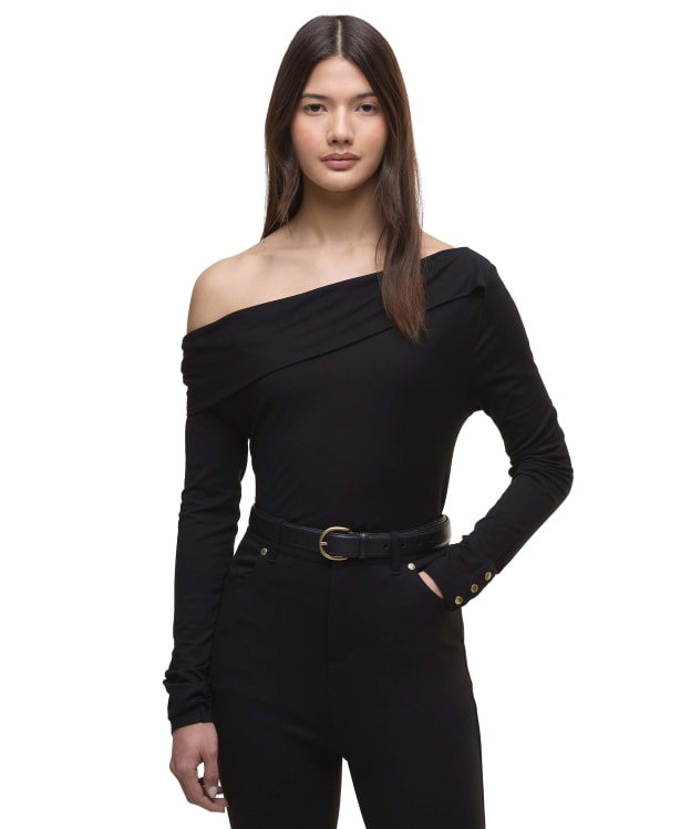 Women's Barbour International Juliana Top - Black