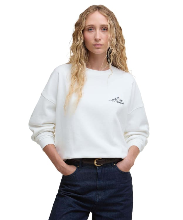 Women's Barbour Harper Sweatshirt - Cloud