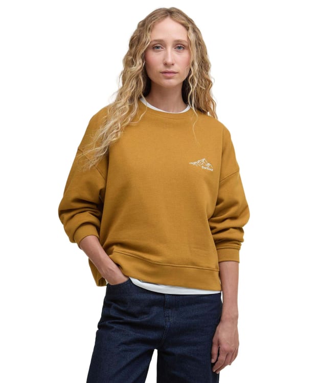 Women's Barbour Harper Sweatshirt - Mustard