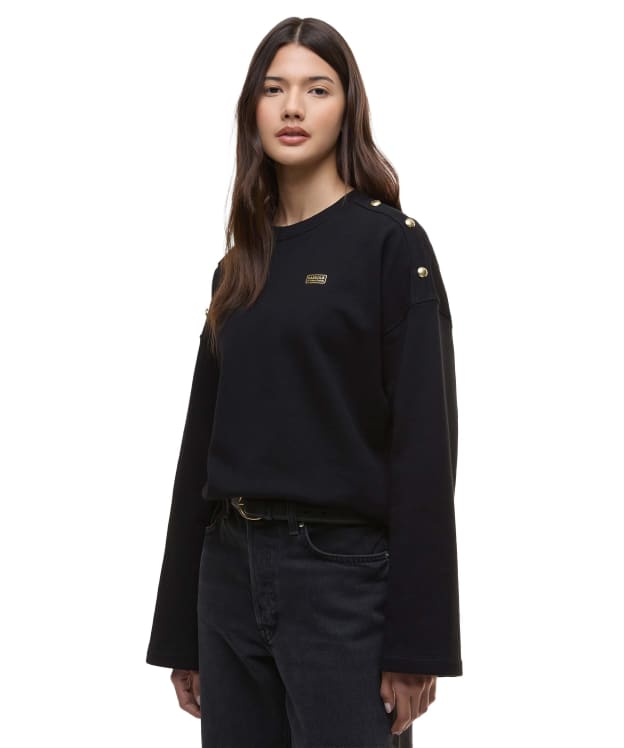Women's Barbour International Juliana Sweatshirt - Black