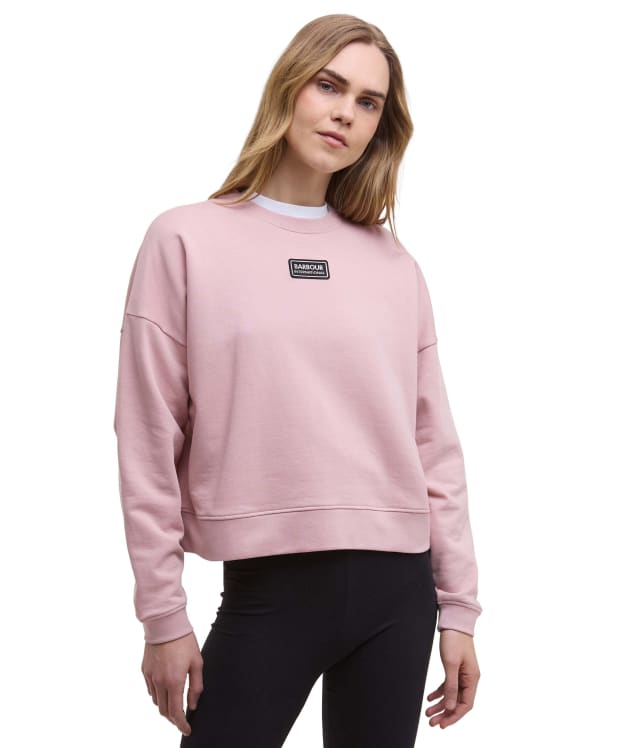 Women's Barbour International Imogen Sweatshirt - Pale Mauve