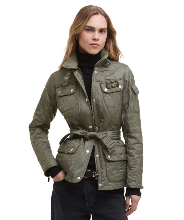 Women's Barbour International Polarquilt - Dusky Khaki