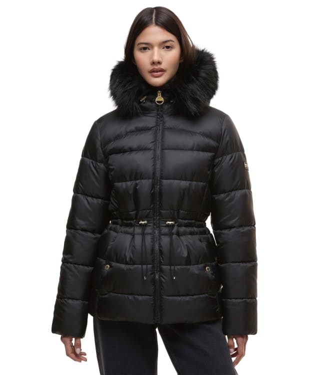 Women's Barbour International Cher Puffer Jacket - Black