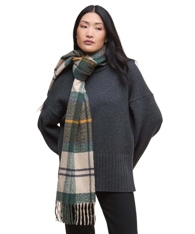 Women's Barbour Deanna Tartan Scarf - Ancient Tartan