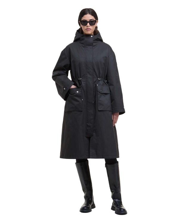 Women's Barbour International Gabriella Showerproof Jacket - Black