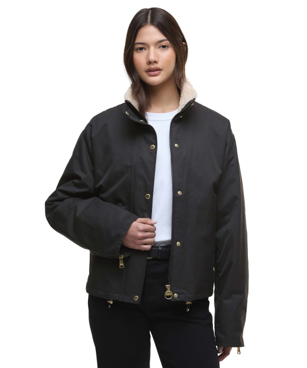 Women's Barbour International Luanda 3 In 1 Showerproof Jacket - Black