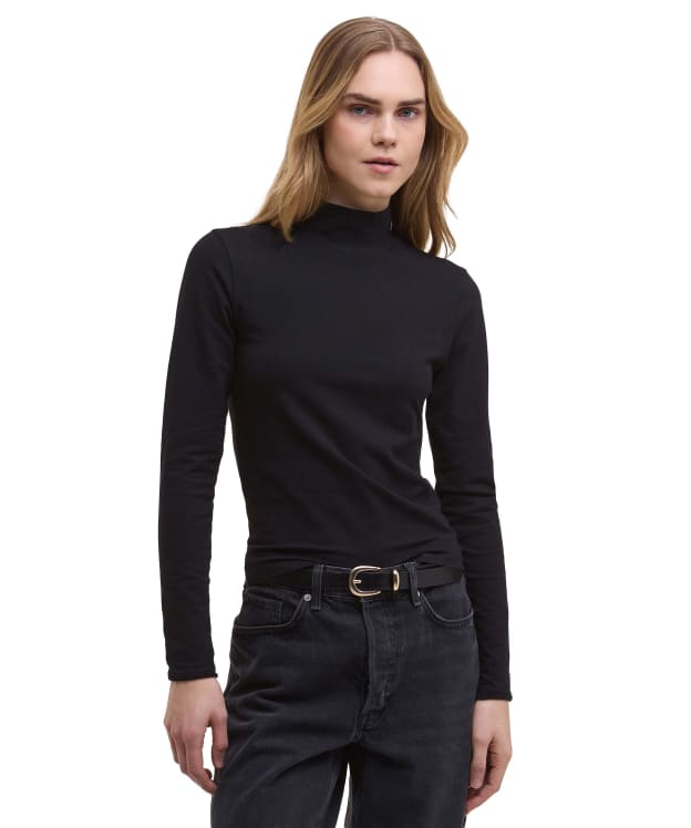 Women's Barbour International Kylie T-Shirt - Black