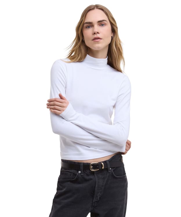 Women's Barbour International Kylie T-Shirt - White