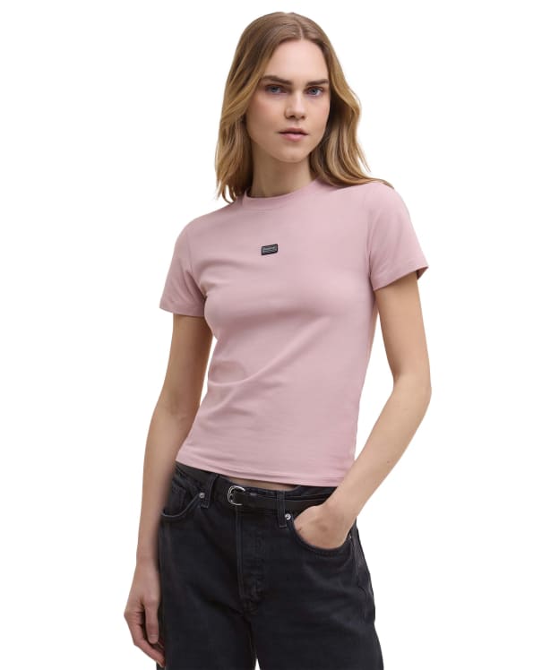 Women's Barbour International Imogen T-Shirt - Pale Mauve