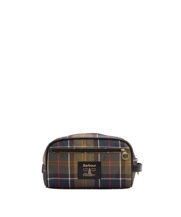 Men’s Barbour Tartan Washbag - Classic / Beacon