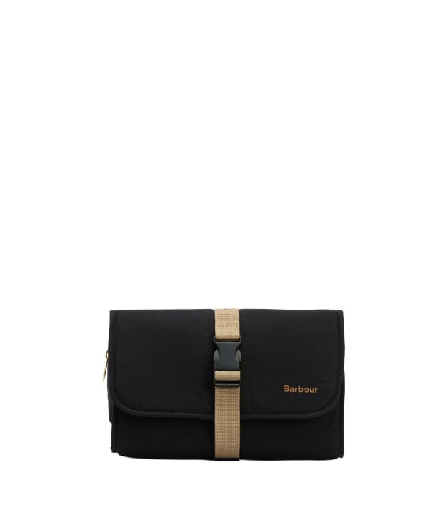 Men's Barbour Transport Hanging Washbag - Black
