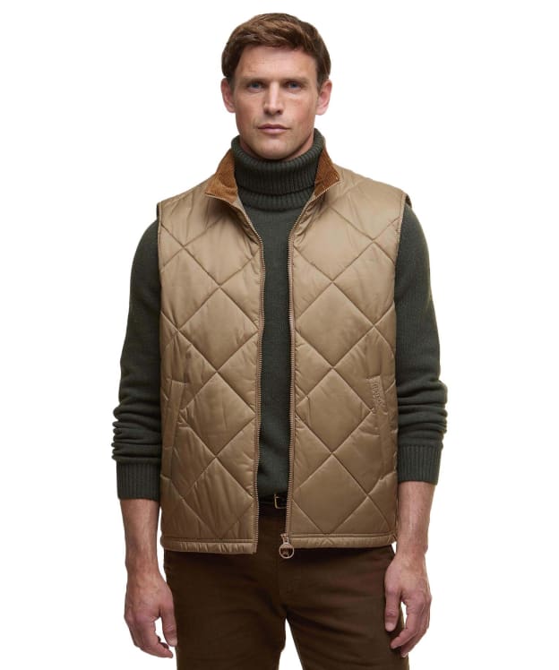 Men's Barbour Finn Gilet - Military Brown