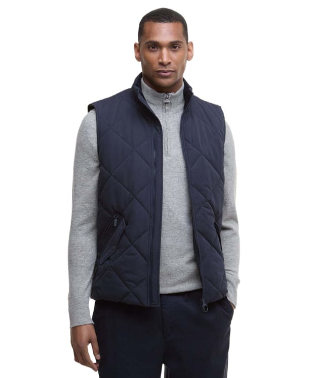 Men's Barbour City Chelsea Quilted Gilet - Dark Navy / Midnight