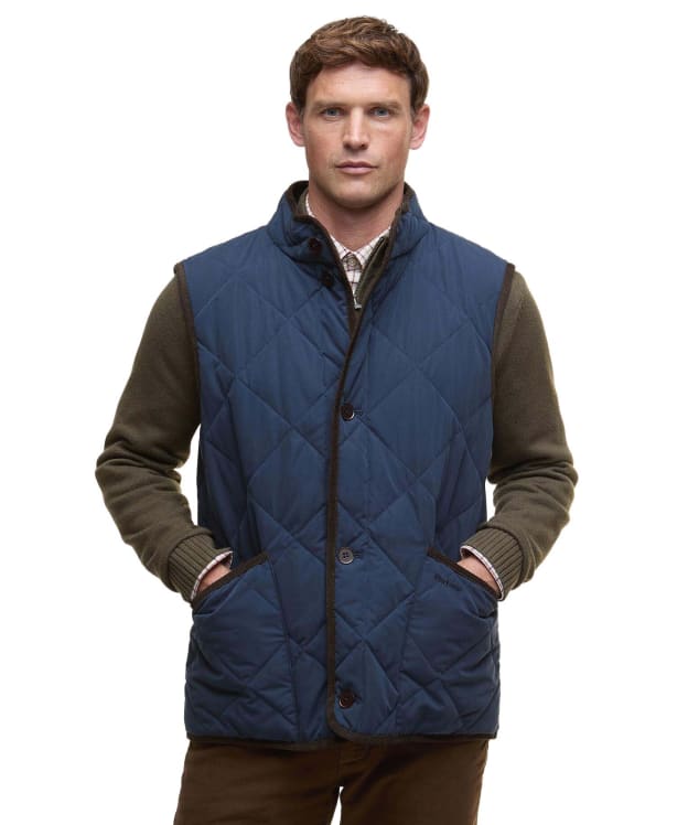 Men's Barbour Edale Quilted Gilet - Navy