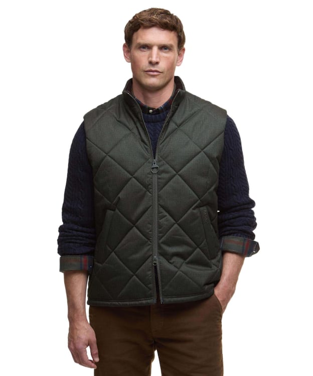 Men's Barbour Winter Finn Gilet - Olive