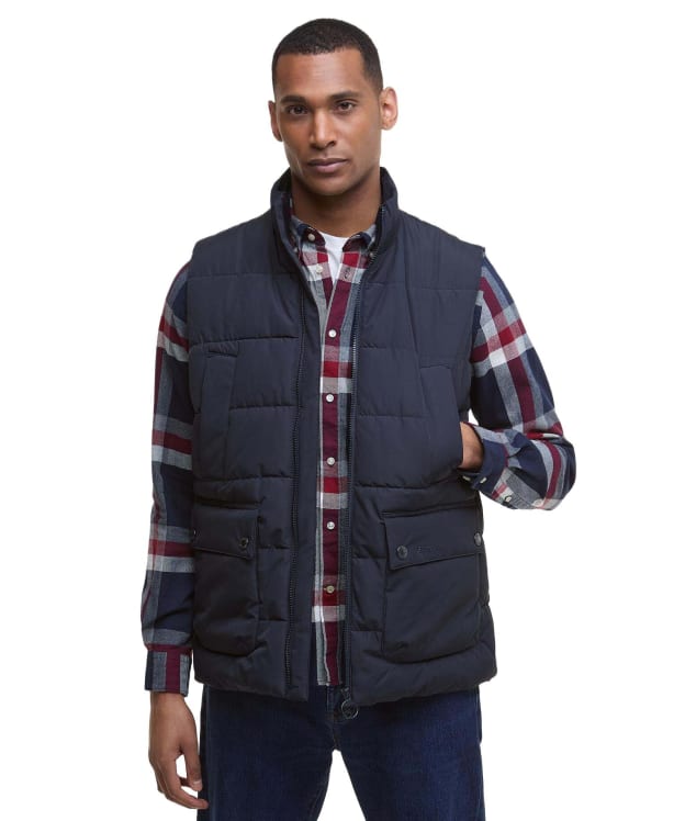Men's Barbour Bedale Puffer Gilet - Dark Navy