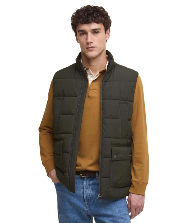 Men's Barbour Bedale Puffer Gilet - Sage