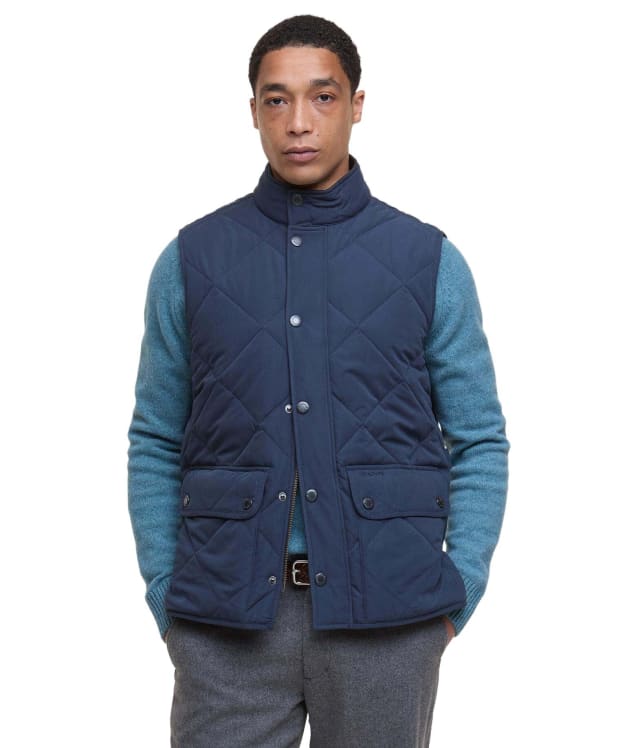 Men's Barbour Winter Lowerdale Quilted Gilet - Navy