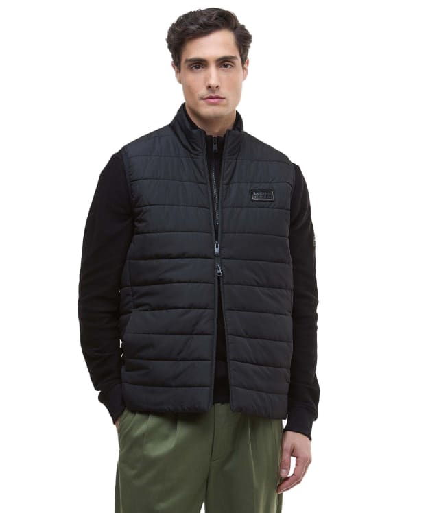 Men's Barbour International Aldon Quilted Gilet - Black