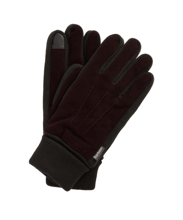 Men's Barbour Magnus Gloves - Brown / Olive 2