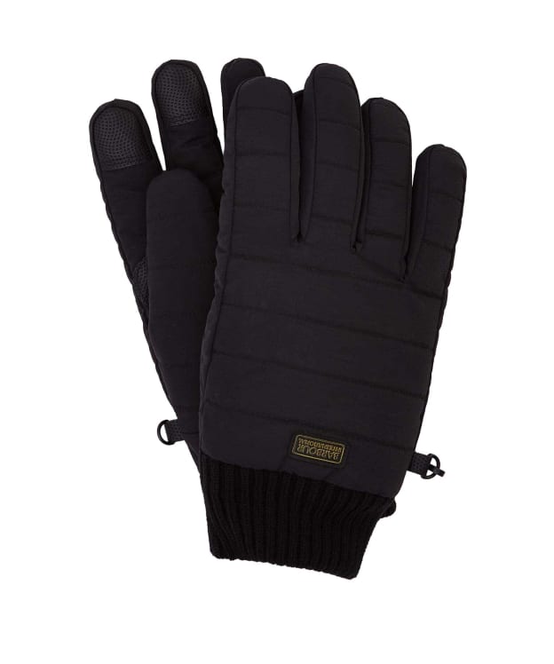 Men's Barbour International Peak Legacy Gloves - Black / Shadow
