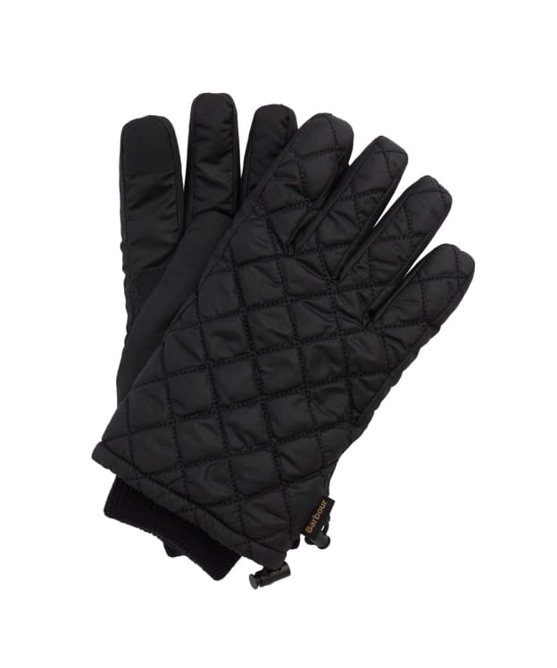Men's Barbour Harker Waterproof Gloves - Black