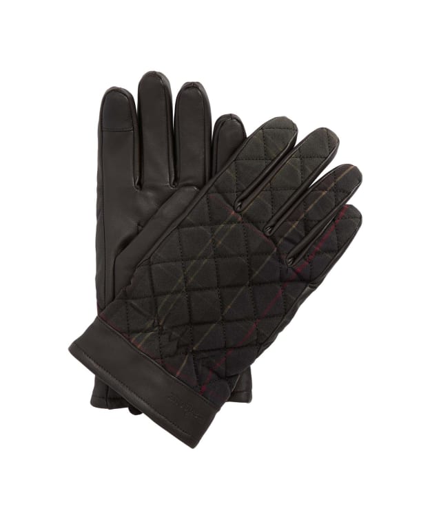 Men's Barbour Darwen Tartan Gloves - Classic Tartan