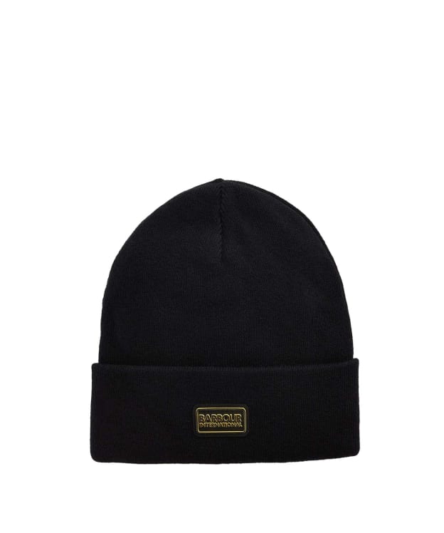 Men's Barbour International Sensor Legacy Beanie - Black / Shadow