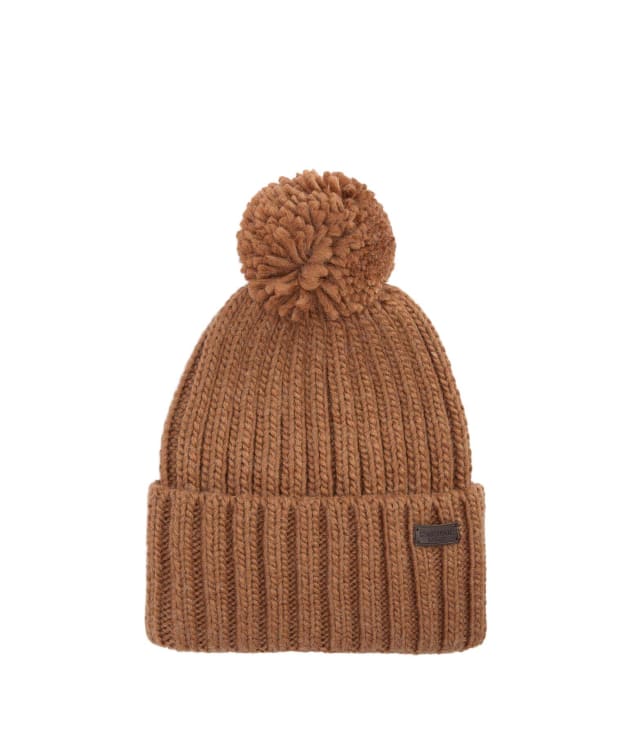 Men's Barbour Kelson Pom Beanie Hat - Sandstone