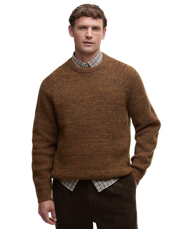 Men's Barbour Horseford Crew Neck Sweater - Copper